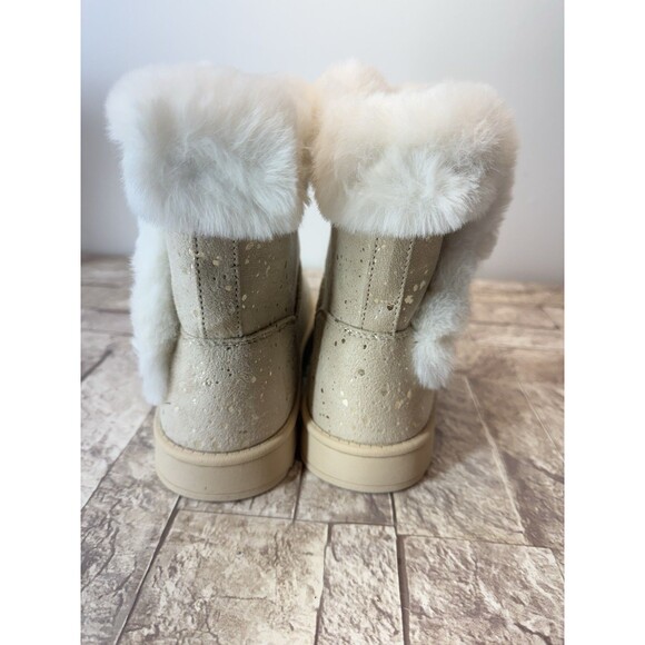 Sonoma Girls' Alainaa Faux fur Cozy Winter Boots AC2 Chestnut Sz 6 Girls / W 8 - Picture 4 of 8